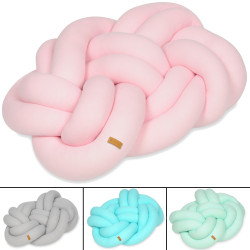 Cojín decorativo de forma trenza/pretzel, 50x40cm